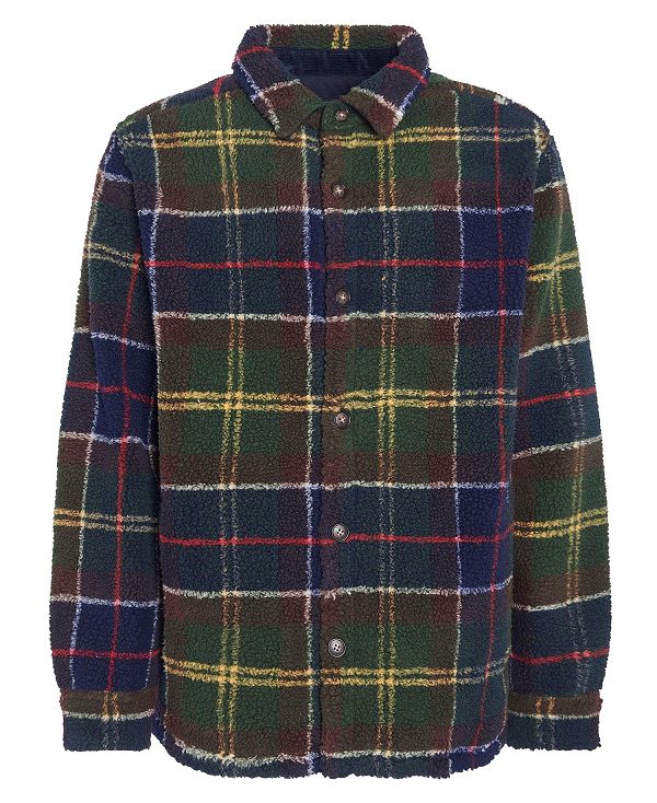 Barbour Bryson Tartan Fleece Overshirt Multi | BABO87995