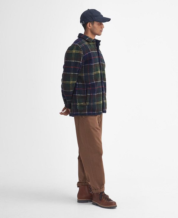 Barbour Bryson Tartan Fleece Overshirt Multi | BABO87995