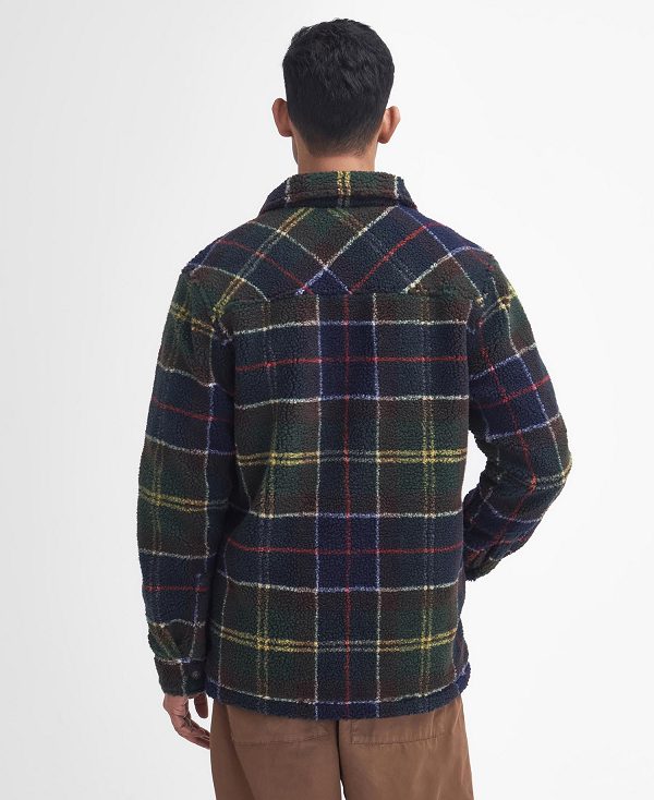 Barbour Bryson Tartan Fleece Overshirt Multi | BABO87995