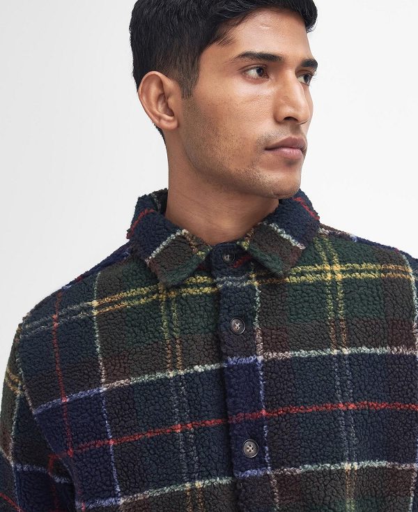 Barbour Bryson Tartan Fleece Overshirt Multi | BABO87995