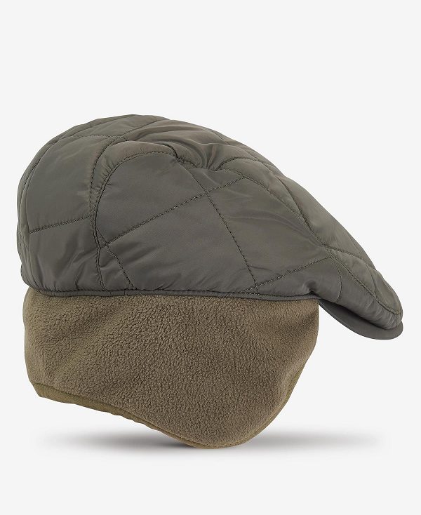 Barbour Burford Flat Cap Olive | BABO89008