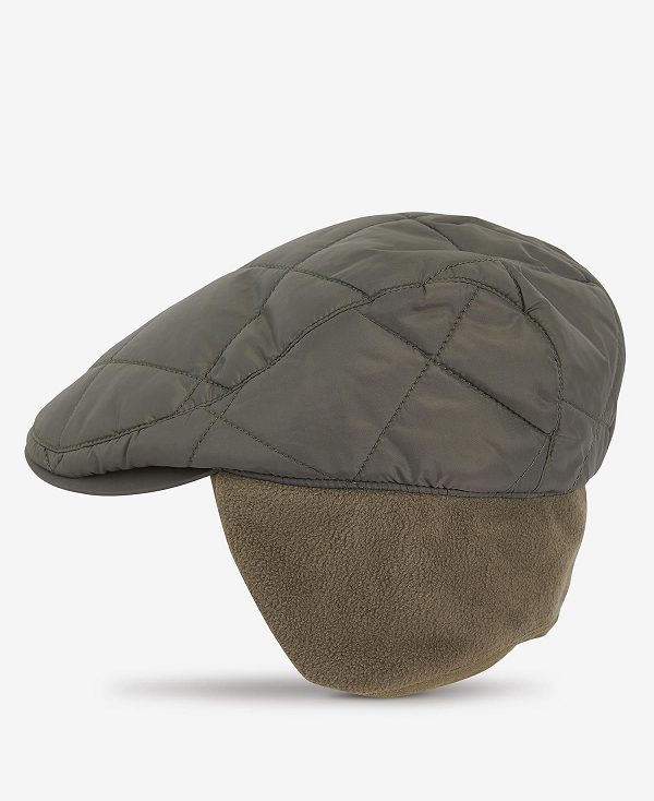 Barbour Burford Flat Cap Olive | BABO89008