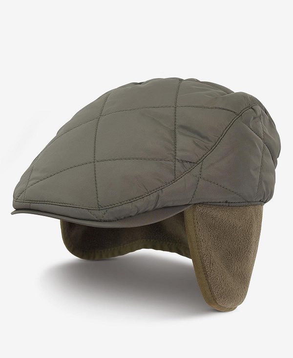 Barbour Burford Flat Cap Olive | BABO89008