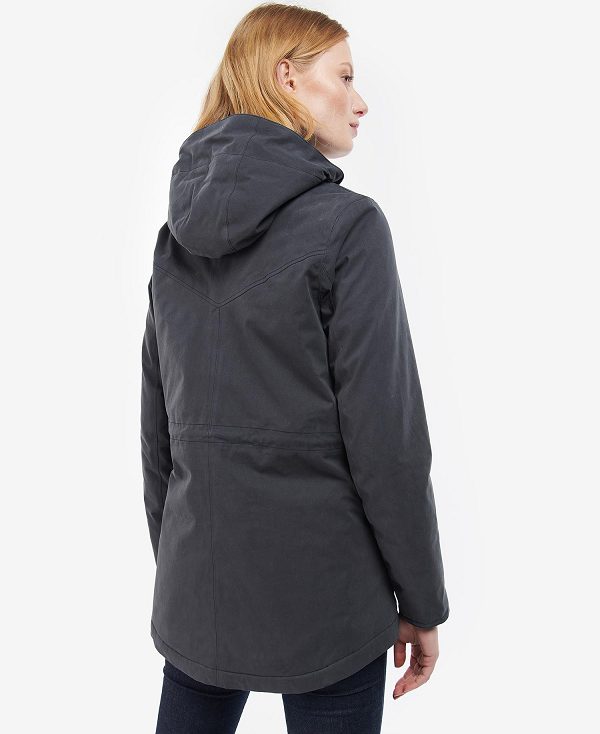 Barbour Buttercup Waterproof Jacket Black | BABO89392