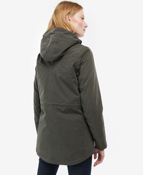 Barbour Buttercup Waterproof Jacket Olive | BABO89390