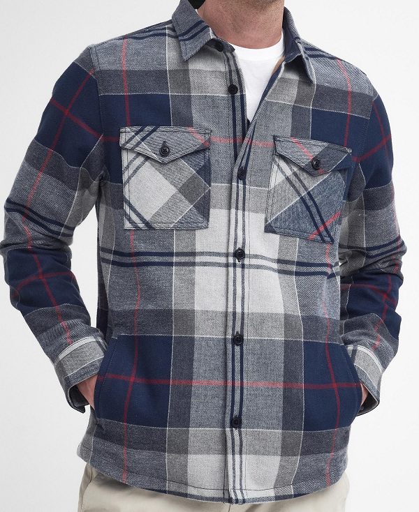 Barbour Cannich Overshirt Blue | BABO88000