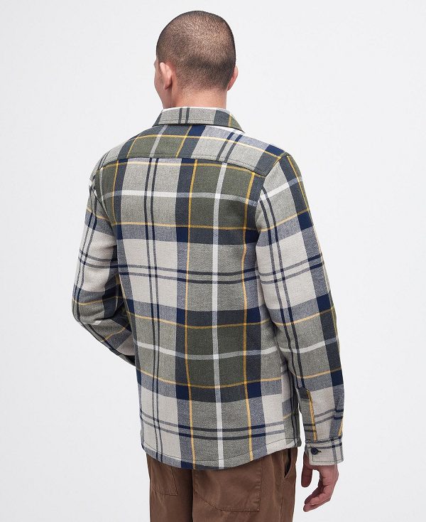 Barbour Cannich Overshirt Forest Mist Tartan | BABO87637