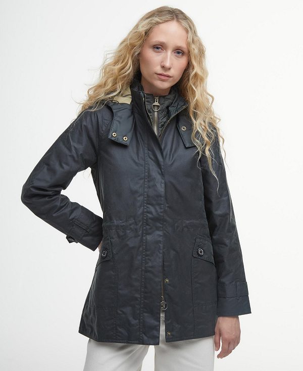 Barbour Cannich Wax Jacket Black/Modern | BABO89206