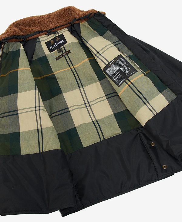 Barbour Carloway Waxed Jacket Fern/Classic Tartan | BABO89179