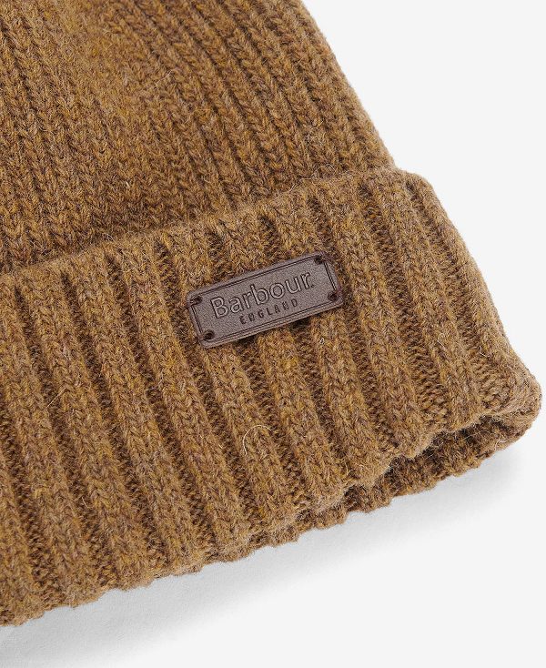 Barbour Carlton Beanie Ochre | BABO89034