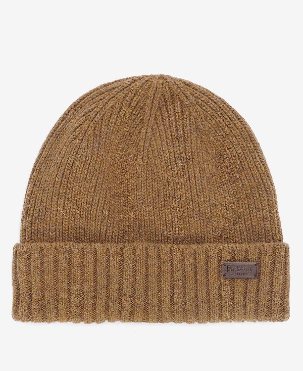 Barbour Carlton Beanie Ochre | BABO89034