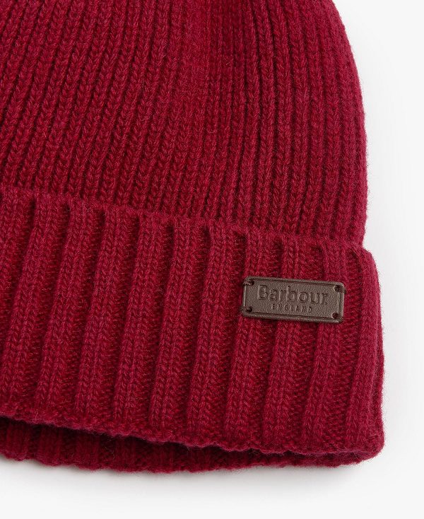 Barbour Carlton Beanie Red | BABO89036