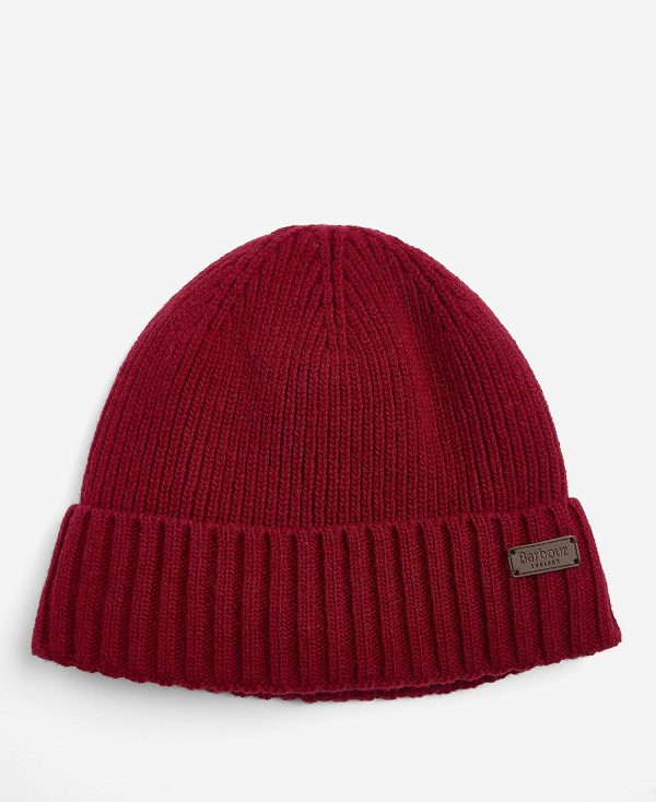 Barbour Carlton Beanie Red | BABO89036