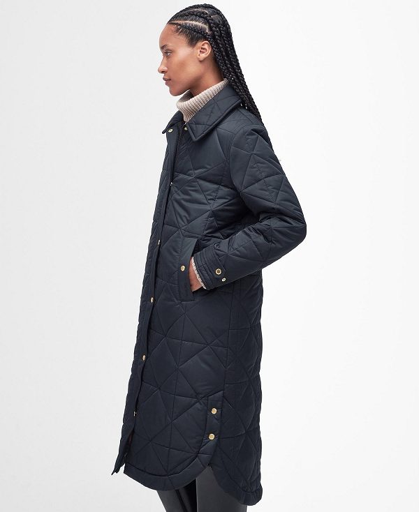 Barbour Carolina Quilted Jacket Black/Muted | BABO89293