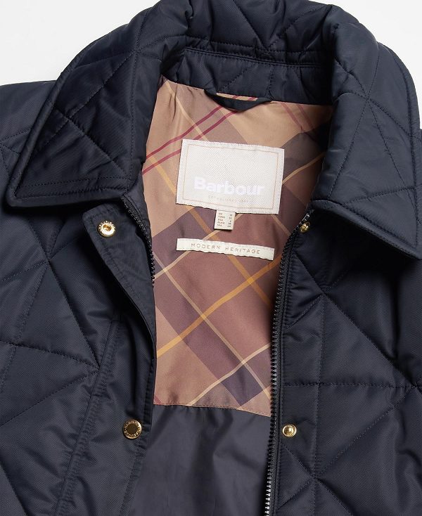 Barbour Carolina Quilted Jacket Black/Muted | BABO89293