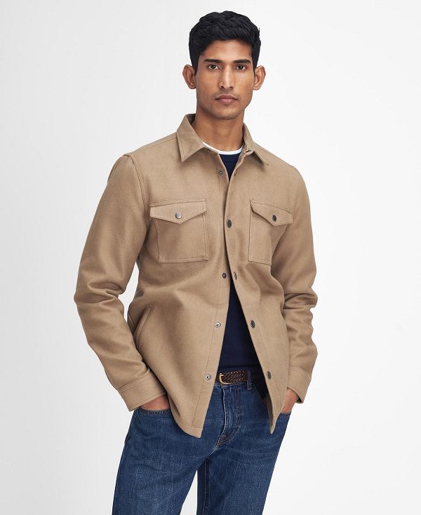 Barbour Carrbridge Overshirt Brown | BABO88009