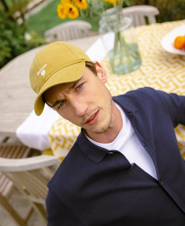 Barbour Cascade Sports Cap Yellow | BABO88979