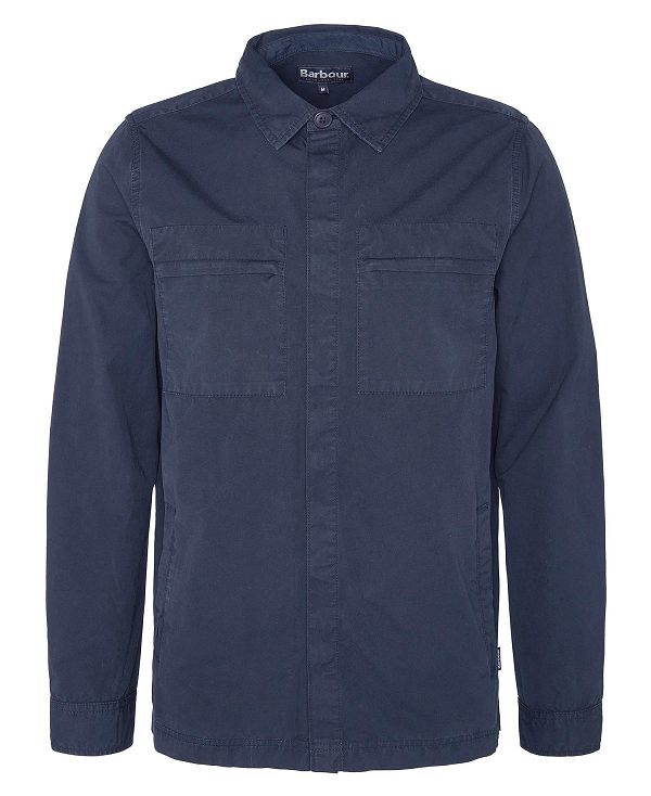 Barbour Castlebay Overshirt Concrete | BABO87984