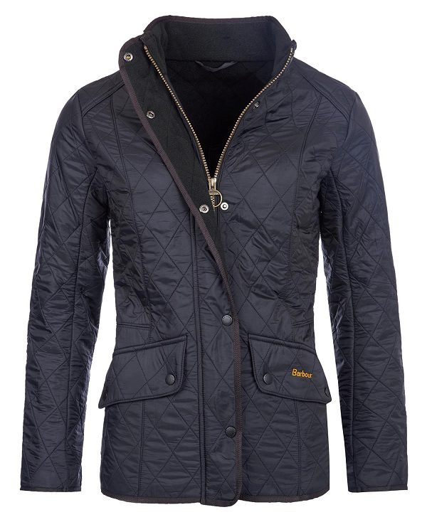 Barbour Cavalry Polarquilt Quilted Jacket Black | BABO89263