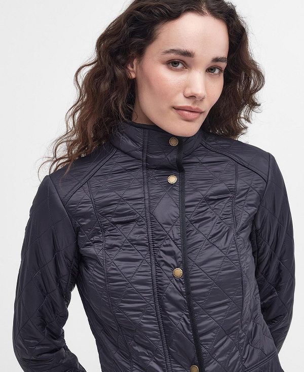 Barbour Cavalry Polarquilt Quilted Jacket Navy | BABO89311