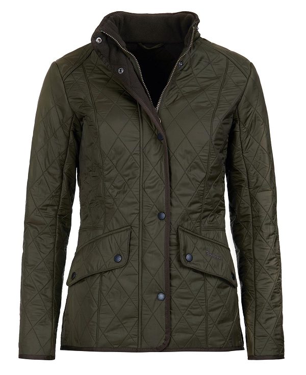 Barbour Cavalry Polarquilt Quilted Jacket Olive | BABO89316