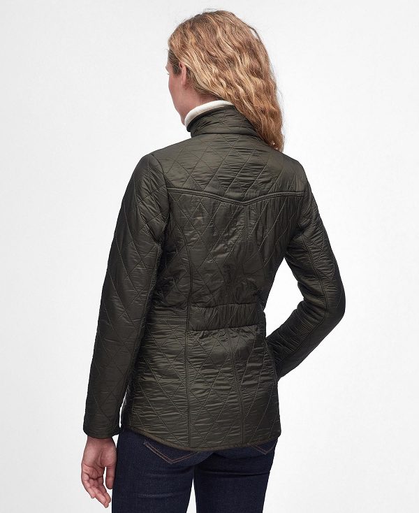 Barbour Cavalry Polarquilt Quilted Jacket Olive | BABO89316