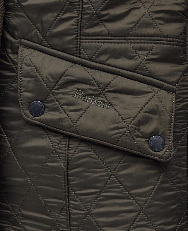 Barbour Cavalry Polarquilt Quilted Jacket Olive | BABO89316