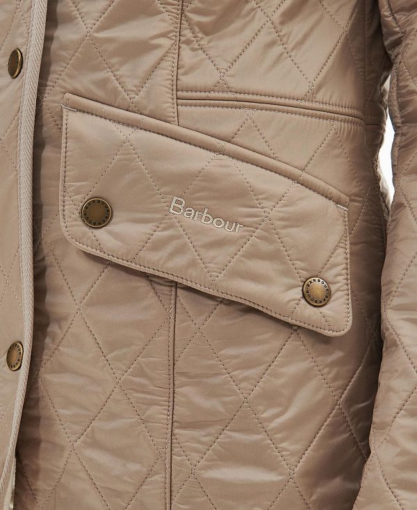 Barbour Cavalry Polarquilt Quilted Jacket Gardenia | BABO89327