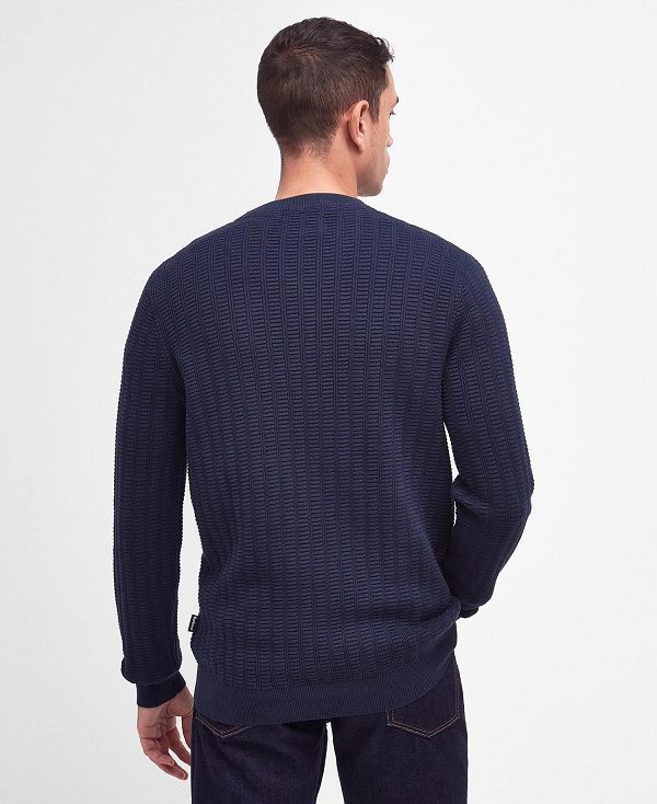 Barbour Chathil Crew Neck Jumper Grey | BABO88614