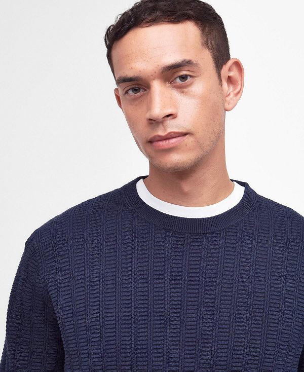 Barbour Chathil Crew Neck Jumper Grey | BABO88614