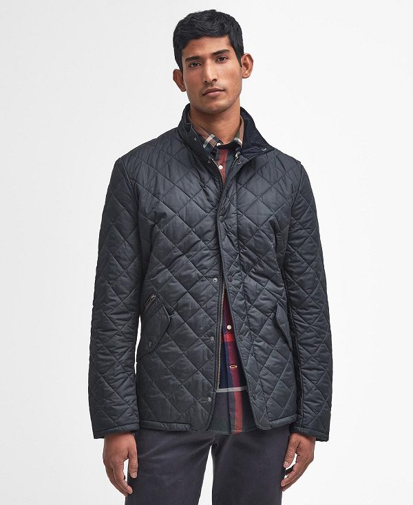 Barbour Chelsea Sportsquilt Jacket Navy | BABO87319