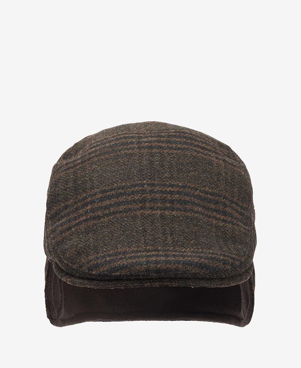 Barbour Cheviot Flat Cap Brown | BABO89011