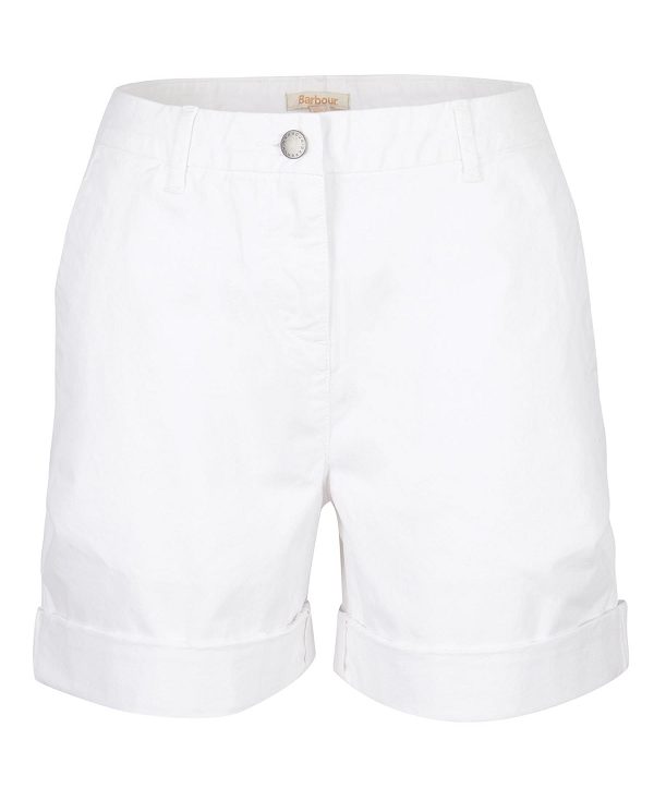 Barbour Chino Shorts Classic White | BABO89820