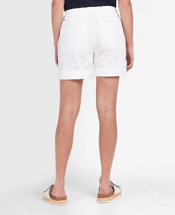 Barbour Chino Shorts Classic White | BABO89820