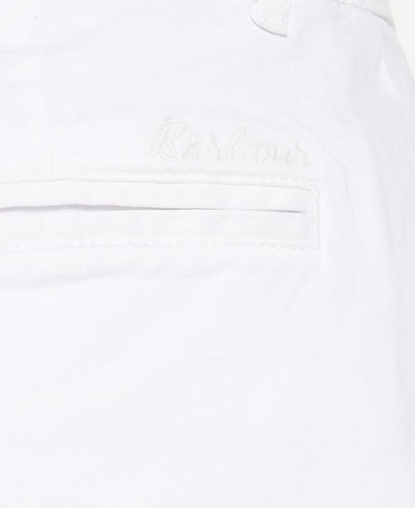 Barbour Chino Shorts Classic White | BABO89820