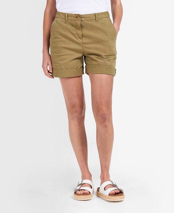 Barbour Chino Shorts Khaki | BABO89828