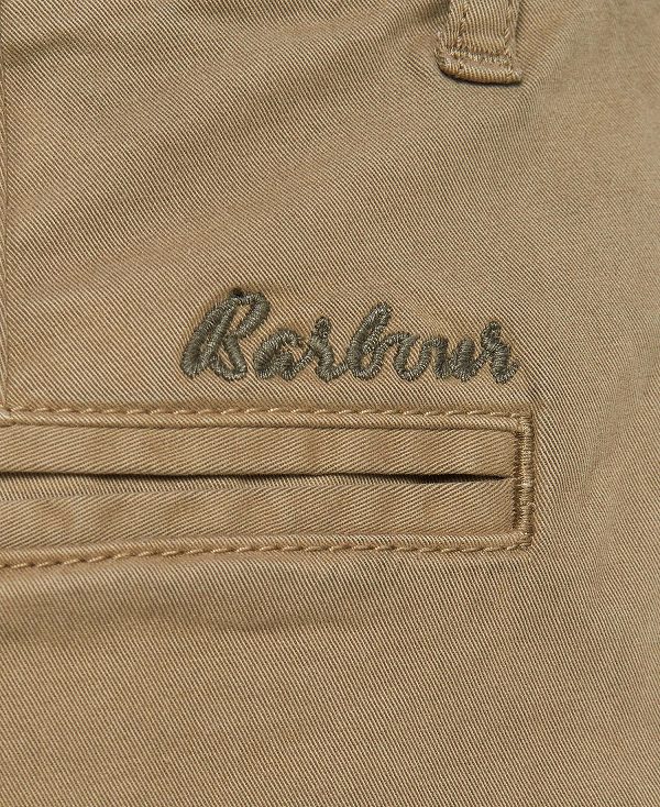 Barbour Chino Shorts Khaki | BABO89828