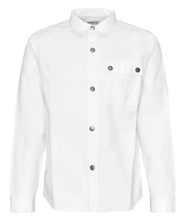 Barbour Circuit Overshirt Whisper White | BABO87963