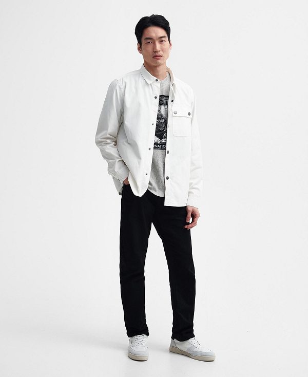 Barbour Circuit Overshirt Whisper White | BABO87963