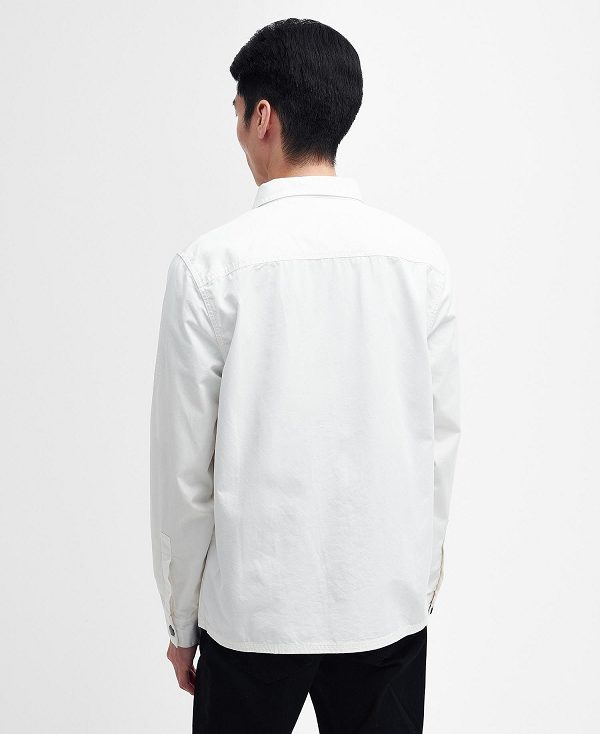 Barbour Circuit Overshirt Whisper White | BABO87963