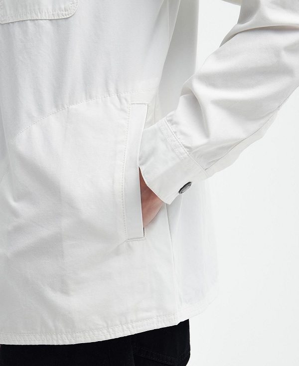 Barbour Circuit Overshirt Whisper White | BABO87963