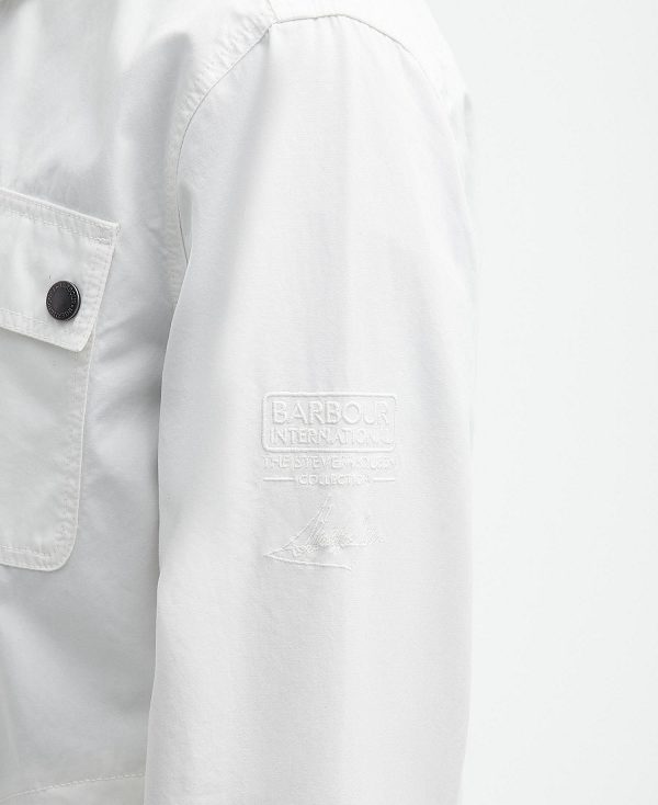 Barbour Circuit Overshirt Whisper White | BABO87963