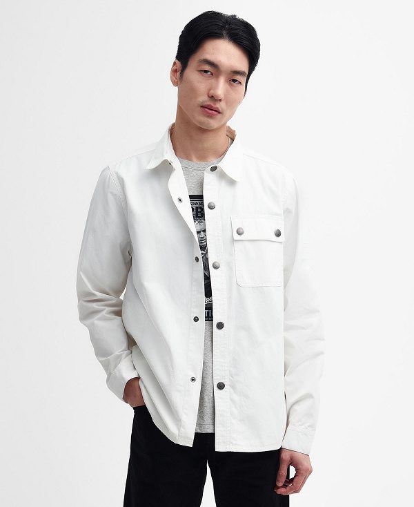 Barbour Circuit Overshirt Whisper White | BABO87963