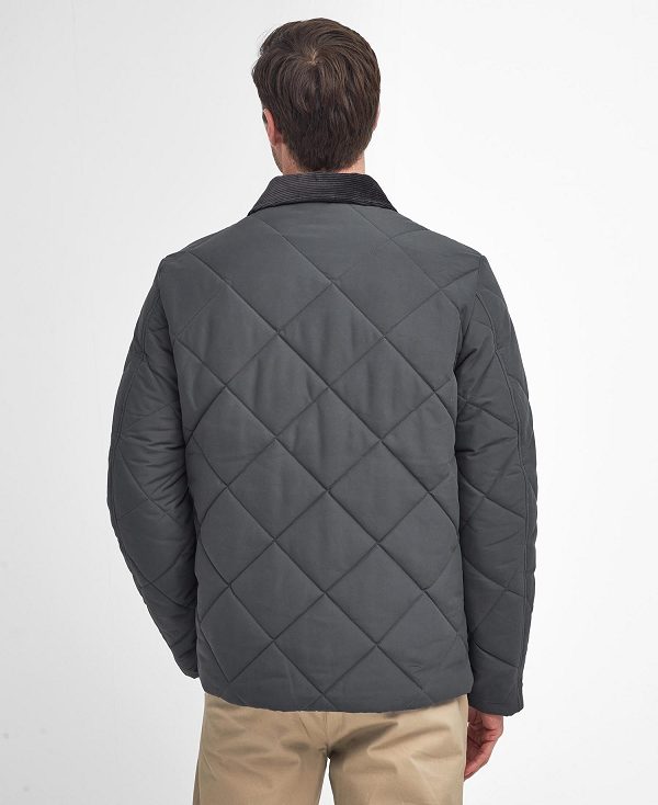 Barbour City Chelsea Quilted Jacket Charcoal | BABO87376