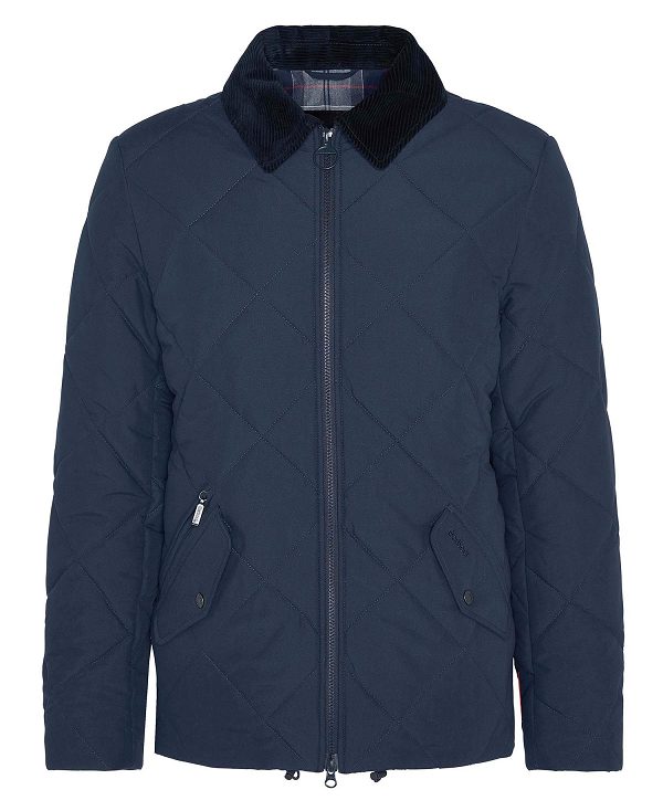 Barbour City Chelsea Quilted Jacket Classic Navy | BABO87375