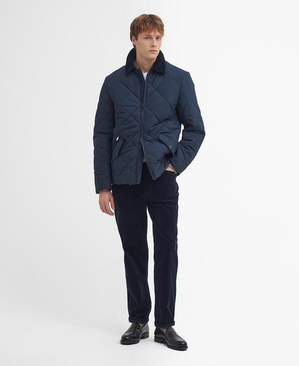 Barbour City Chelsea Quilted Jacket Classic Navy | BABO87375