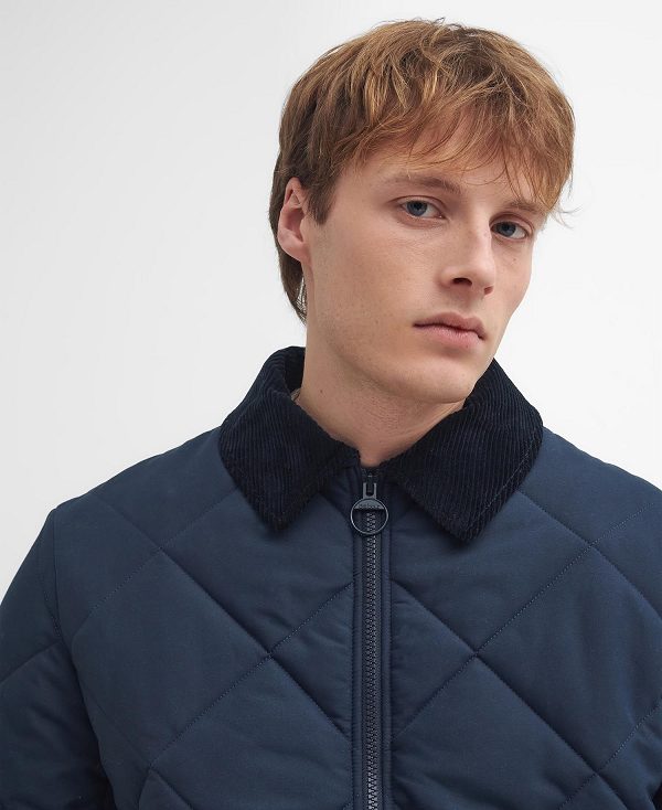 Barbour City Chelsea Quilted Jacket Classic Navy | BABO87375