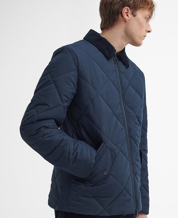 Barbour City Chelsea Quilted Jacket Classic Navy | BABO87375