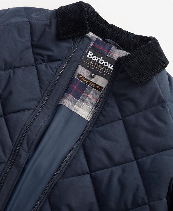 Barbour City Chelsea Quilted Jacket Classic Navy | BABO87375