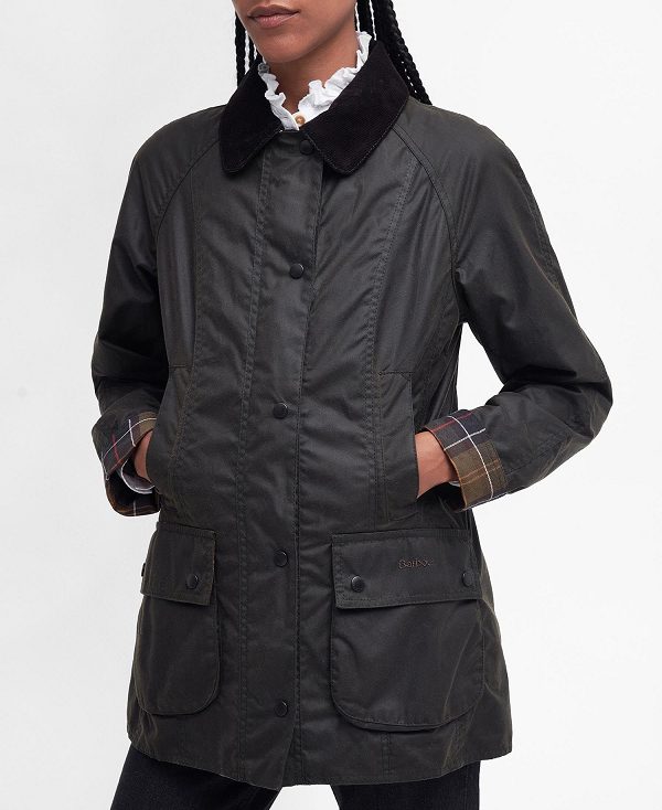 Barbour Classic Beadnell® Wax Jacket Olive | BABO89197